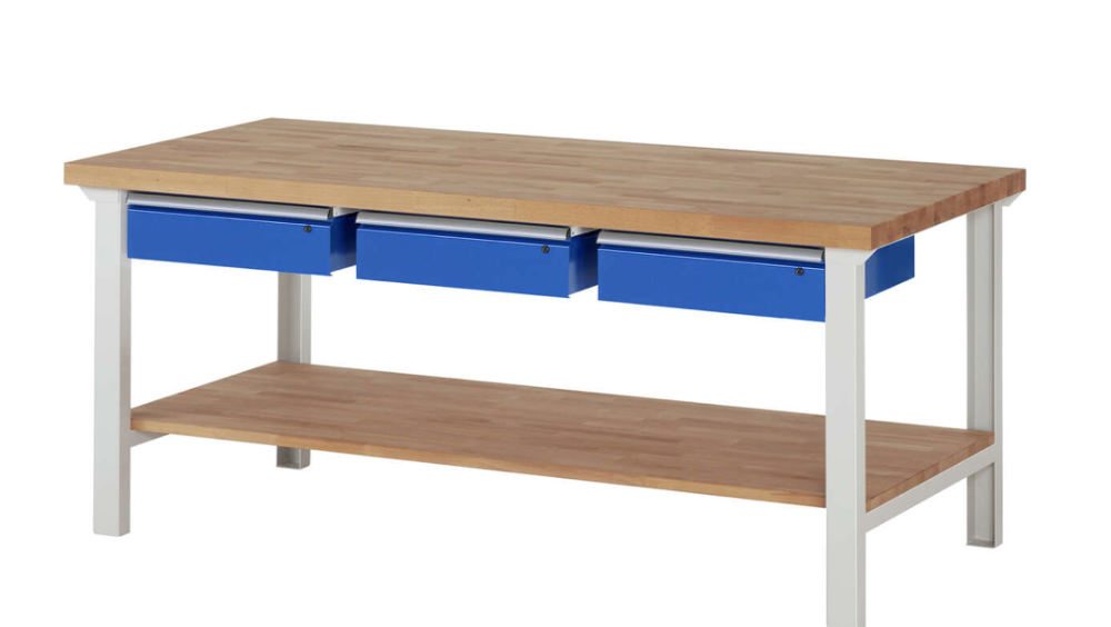 Werkbank 7000 mit 3 Schubladen