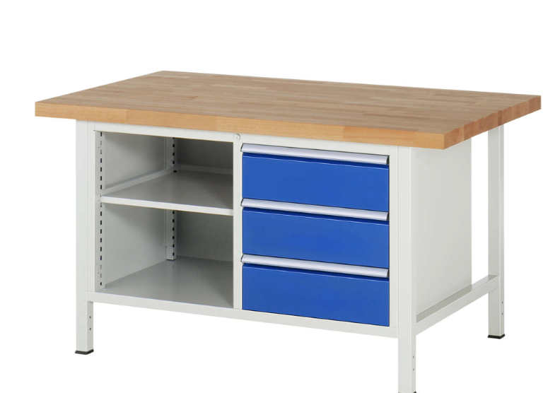 Werkbank 8000 mit 3 Schubladen