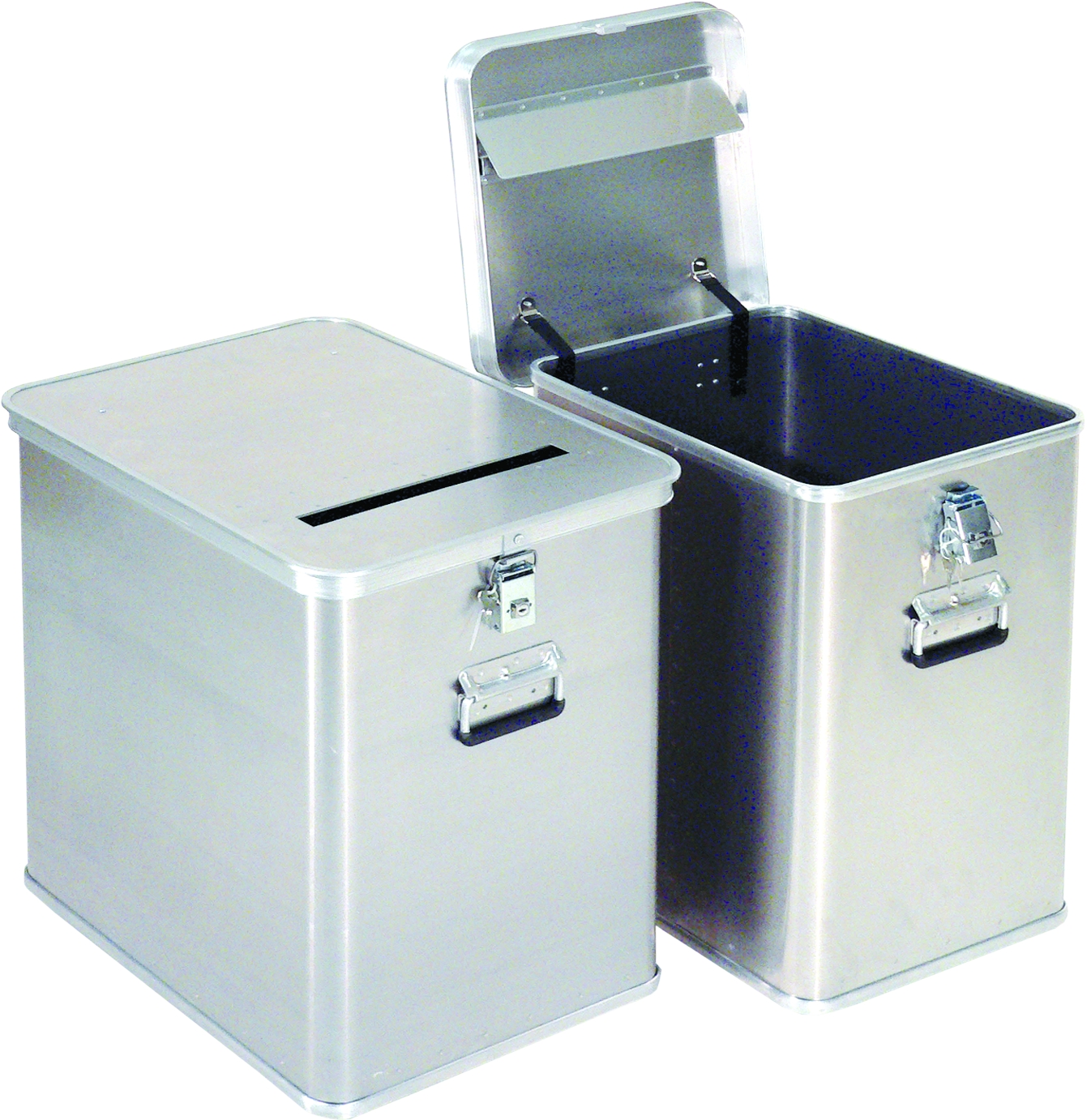 Alu-Entsorgungsbehälterwagen für Datenmaterial, 120 Liter