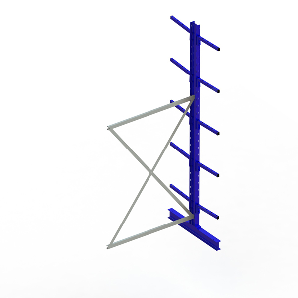 META MULTISTRONG Light Kragarmregal Anbauregal, 3000x1300x400 mm, doppelseitig