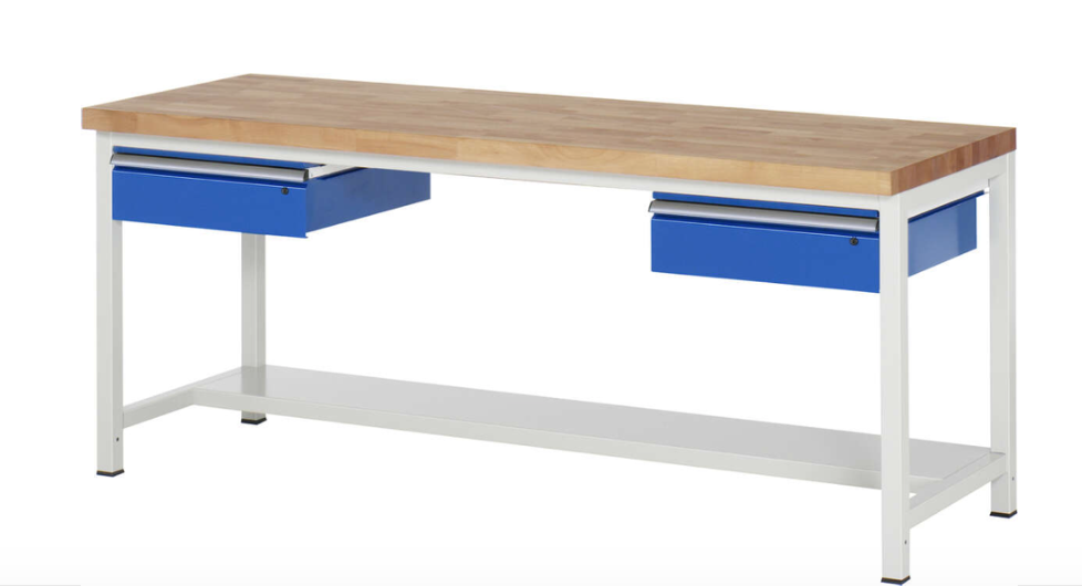 Werkbank 8000 mit 2 Schubladen