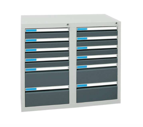 Schubladenschrank Serie ESTA-2, Teleskopauszug