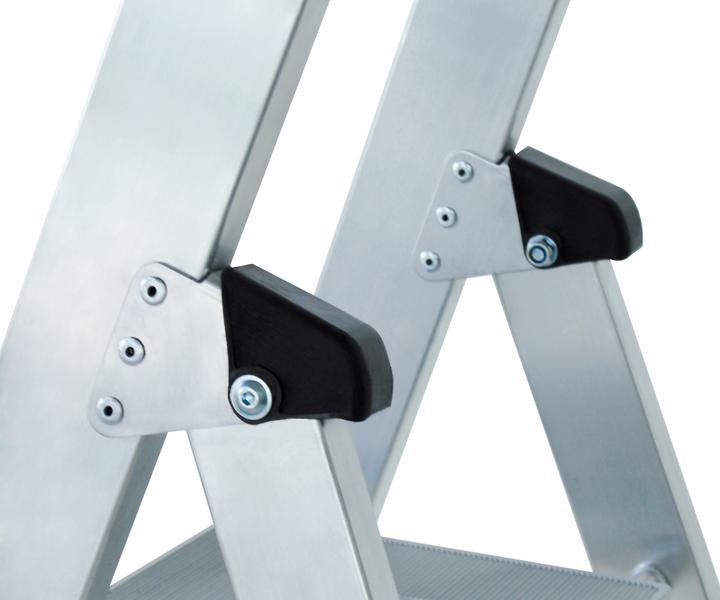 Aluminium-Stehleiter einseitig begehbar, Stufenanzahl 4