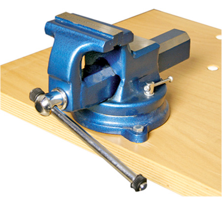 Parallel-Schraubstock für Werkstattschrank kompakt