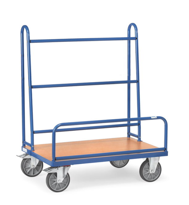 Plattenwagen 600 kg, mit festen Rohrbügeln 1070x335