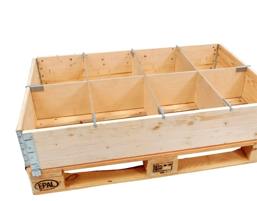 Holzaufsatzrahmen - Teiler, 8 Fächer, für Aufsatzrahmen Höhe 195 mm