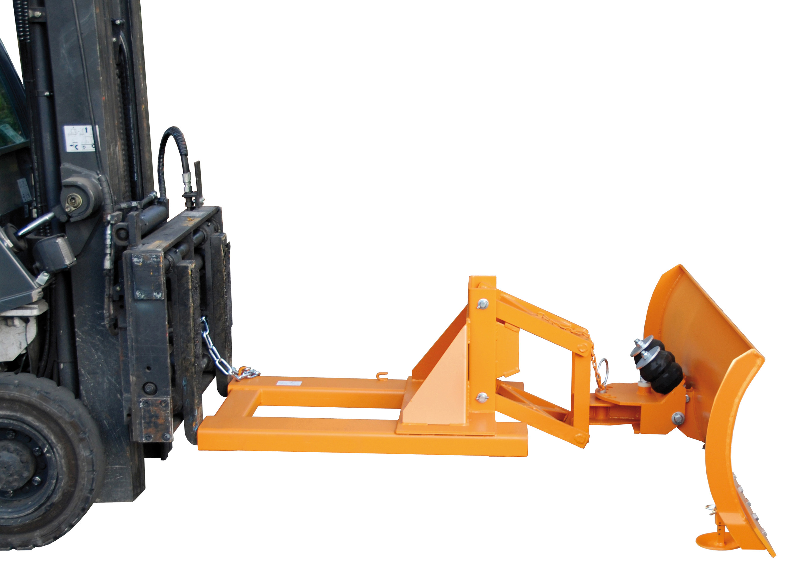 Bauer Schneepflug Typ SCH-U-S mit Stahlschürfleiste, Schildbreite 2100 mm, Einfahrtaschen unten