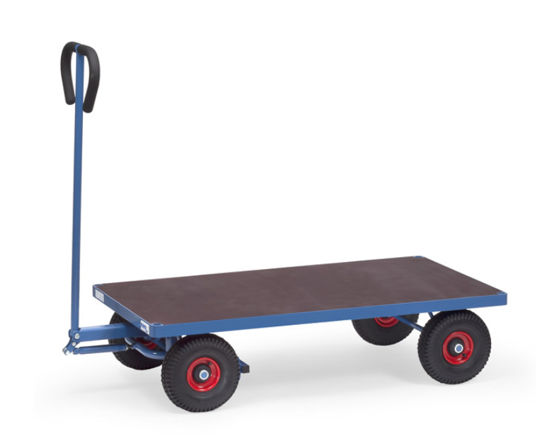 Handwagen - 2-Achser mit Plattform 1060x600 Luft