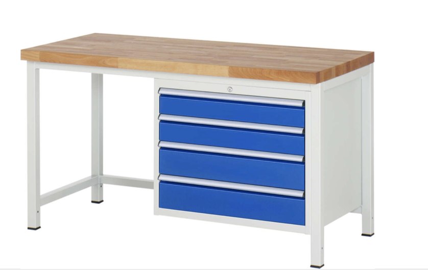 Werkbank 8000 mit 4 Schubladen